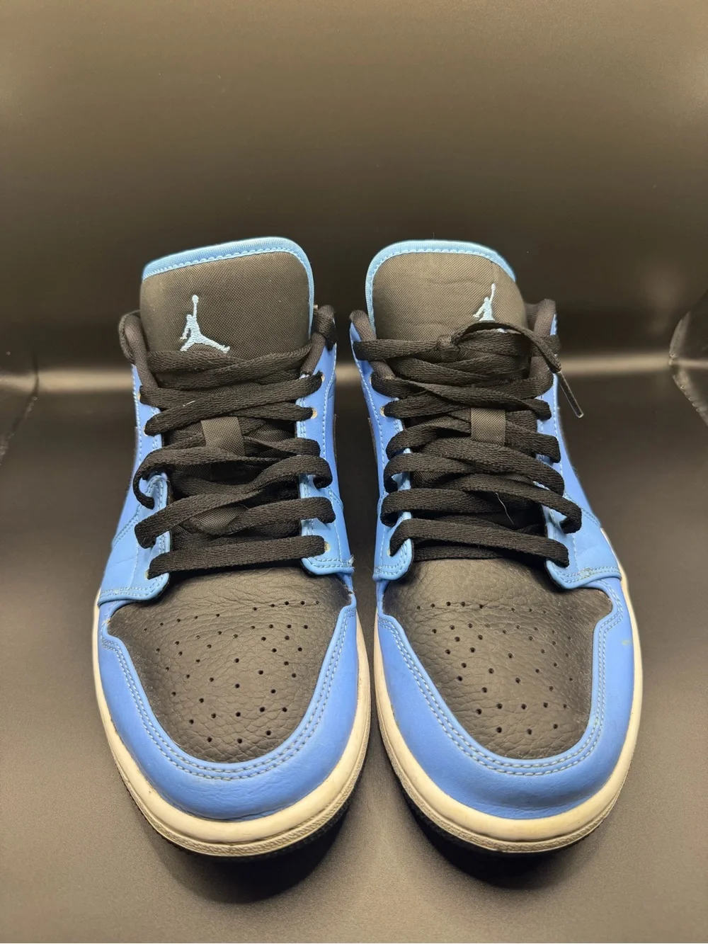 Jordan Black and White Low-Top Sneakers